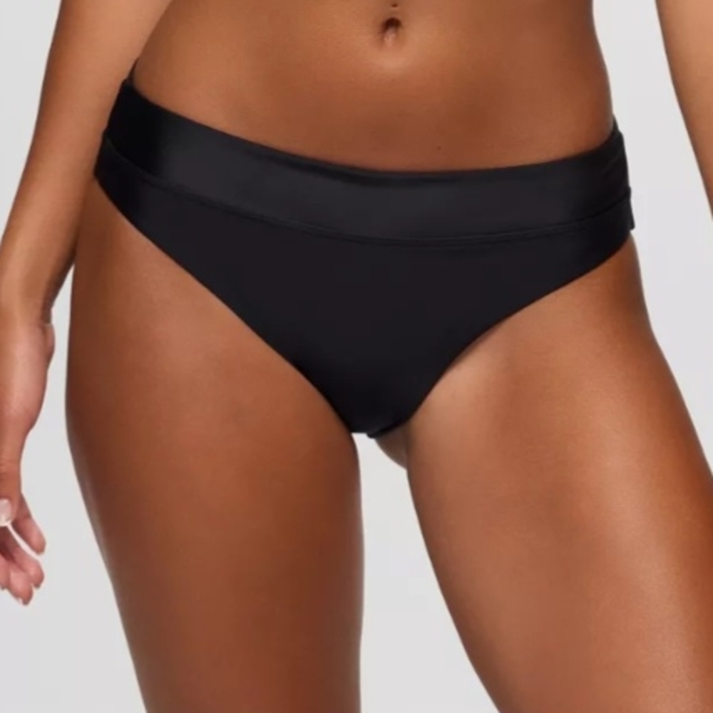 NWT Prana Summer Wave Black Bikini Bottom (Size: XL)